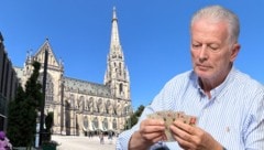 Auch Ex-Vizekanzler Reinhold Mitterlehner spielte beim Benezif-Turnier zugunsten der Renovierung ...