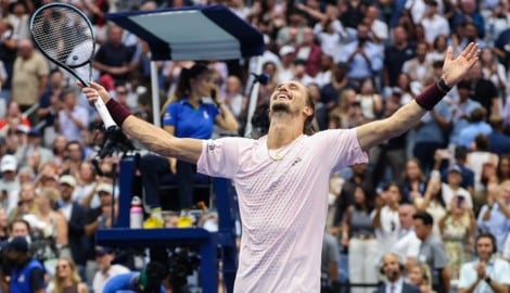 Zverev genoss den Sieg in vollen Zügen.