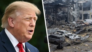 Die Ukraine und Russland wollen nach Angaben von US-Präsident Donald Trump keine Energieanlagen ...