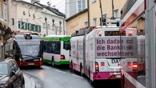 Massive Staus gab es am ersten Tag der Sperre am Müllnerhügel.