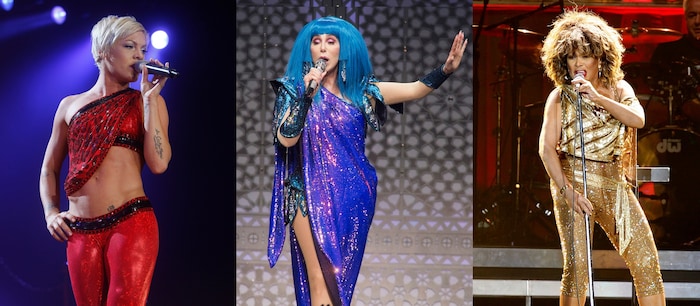 Pink, Cher und Tina Turner trugen Mackies Entwürfe.