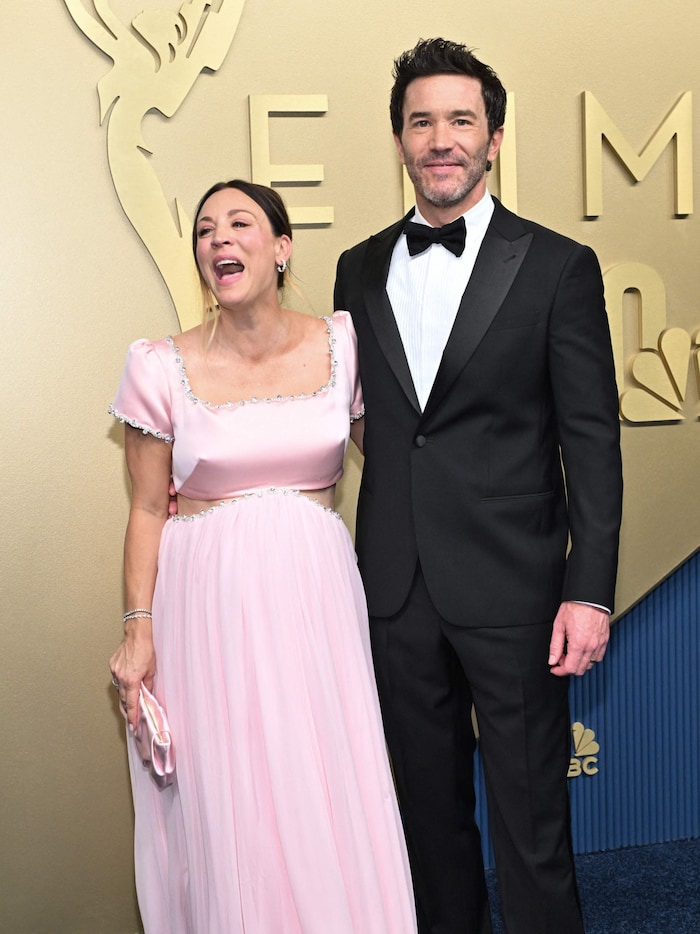 Tom Pelphrey widmete seine Dankesrede seiner hochschwangeren Freundin Kaley Cuoco.