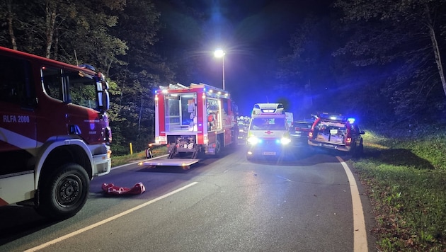 Großaufgebot an Einsatzkräften