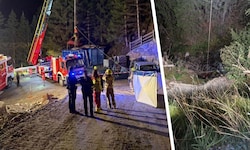Auf einer Straßenbaustelle kam es zu dem Unglück. Am Abend wurde die Leiche entdeckt und ...