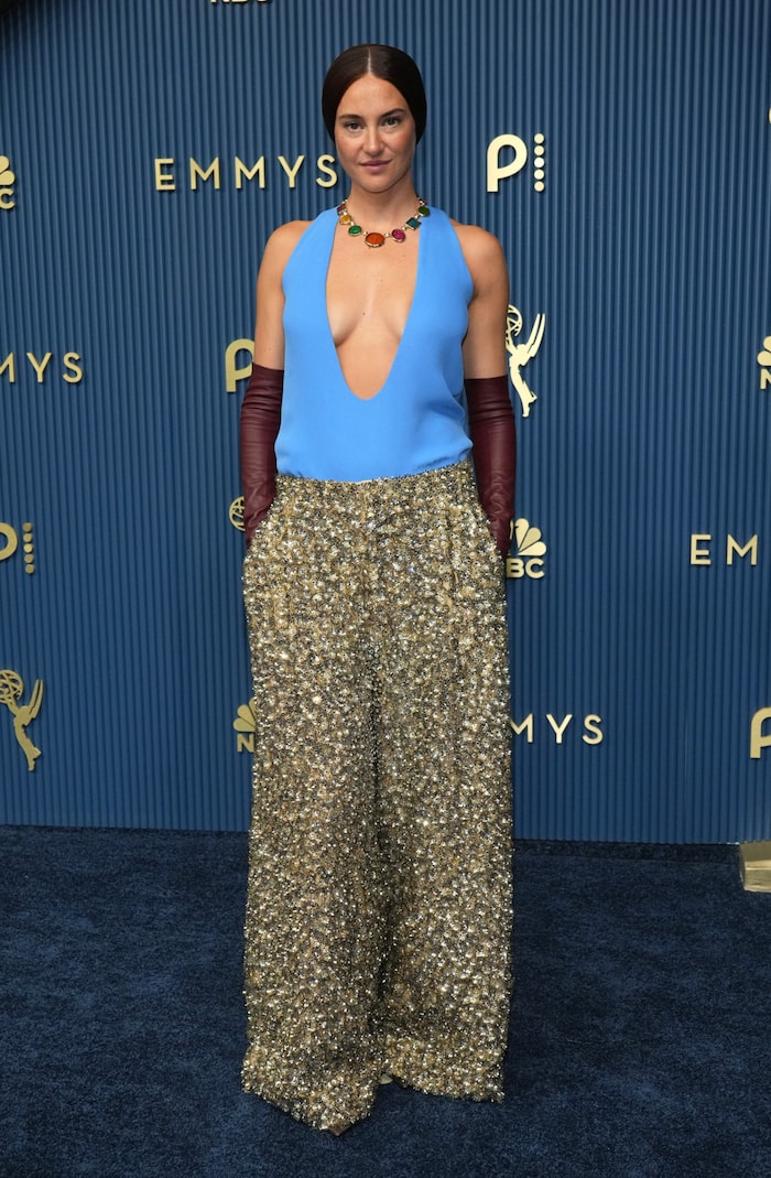 Shailene Woodley kam in einem Look von Balenciaga. Aber die Fans konnten mit dem wild gemixten ...