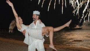 Donald Trump Jr. und Bettina Anderson feierten eine rauschende Hochzeitsparty auf den Bahamas. ...