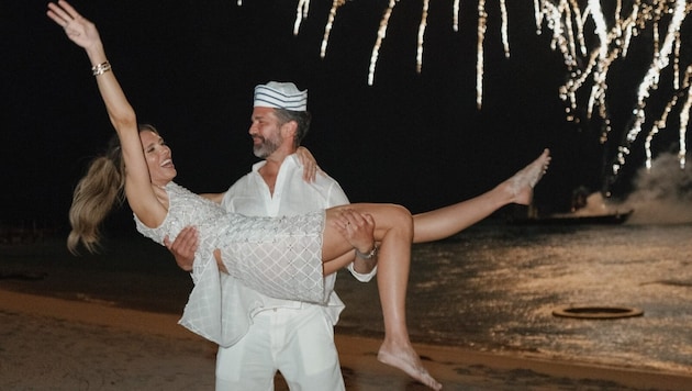 Donald Trump Jr. und Bettina Anderson feierten eine rauschende Hochzeitsparty auf den Bahamas. ...