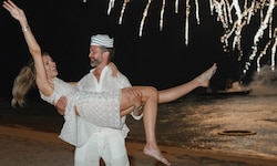 Donald Trump Jr. und Bettina Anderson feierten eine rauschende Hochzeitsparty auf den Bahamas. ...