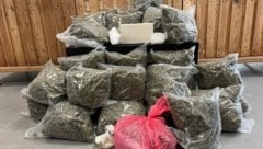 Mehr als 18 Kilogramm an Suchtmitteln konnte die Polizei sicherstellen.