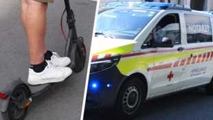 Einmal mehr kam es zu einem E-Scooter-Unfall.