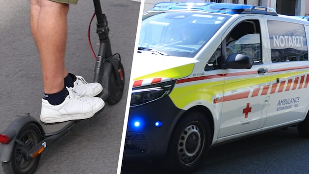Einmal mehr kam es zu einem E-Scooter-Unfall.