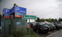 Auch der Parkplatz des Messezentrums war stärker ausgelastet als in der Vergangenheit. 