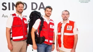 Hoffnungsträger aus Österreich: Wille, Bachtrog und Wolf (v. links).