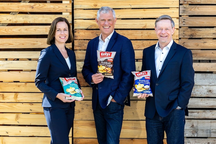 Die Geschäftsführerriege bei Kelly‘s: Thomas Buck, Markus Marek und Johanna Baumgartinger ...