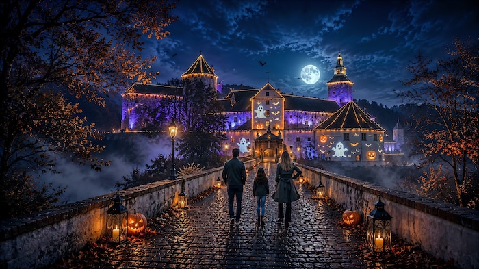 Das erwartet die Besucher zu Halloween auf Burg Schlaining: Der Burgenland Tourismus hat mit ...