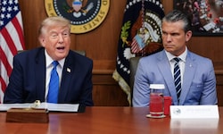 Bis zuletzt wiesen US-Präsident Donald Trump und sein Verteidigungsminister Pete Hegseth ...