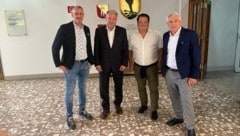 Alfred Winkler, Christian Feichtinger, Manfred Herzog und Erich Falkensteiner (von links).