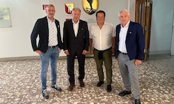 Alfred Winkler, Christian Feichtinger, Manfred Herzog und Erich Falkensteiner (von links).