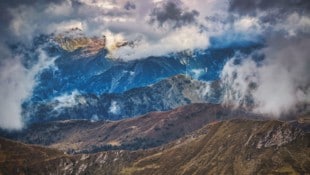 Spektakuläre Aufnahme auf die Bergwelt der Hohen Tauern