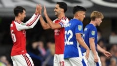 Arsenal zieht ohne Mühe in die nächste Runde ein.