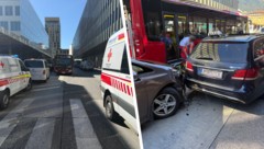 Der Unfall ereignete sich direkt vor dem Innsbrucker Hauptbahnhof.