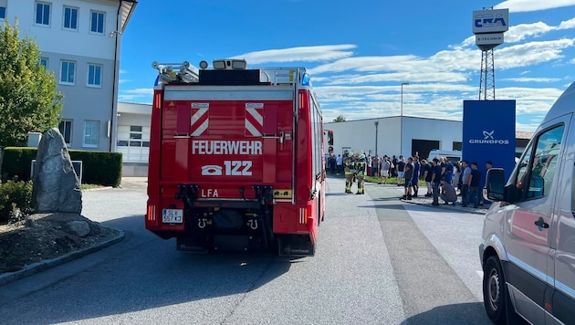 Rund 200 Personen mussten aus den Gebäuden gebracht werden.
