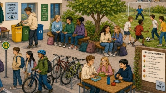 In the learning materials on Upper Austria’s school rules—with the help of AI—the Department of ...
