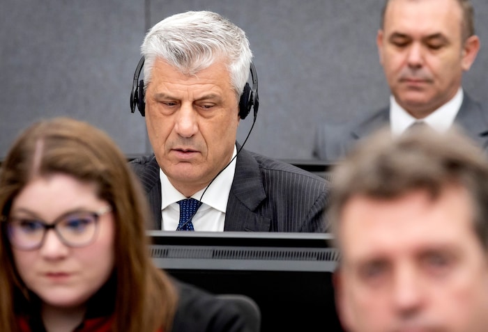 Hashim Thaci vor Gericht