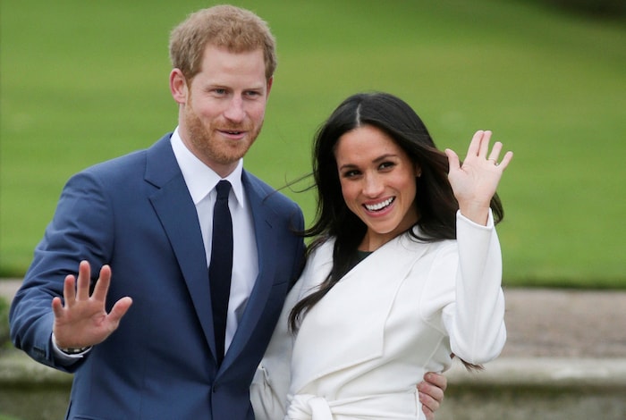 Kaum sind Prinz Harry und Herzogin Meghan mit Archie und Lilibet an einer britischen ...