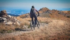 Mountainbiken mit Blick auf Niederösterreich und in Richtung Wien. Einfach unbeschreiblich!