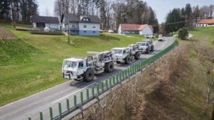Diese Messfahrzeuge suchen in 60 Gemeinden im südlichen Niederösterreich nach Wärmequellen unter ...