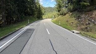 Die Spuren des Unfalls ziehen sich über 65 Meter.