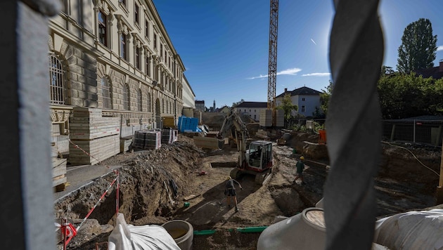 Die Bauarbeiten beim Landesgericht und der JA Graz-Jakomini fordern das Personal zusätzlich