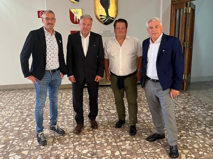 Alfred Winkler, Christian Feichtinger, Manfred Herzog und Erich Falkensteiner.