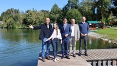 Der  Maltschacher See ist wunderschön. Jetzt wird ausgebaut.