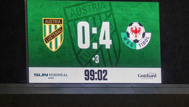Ergebnisse wie die 0:4-Heimpleite gegen die WSG Tirol spiegeln nicht unbedingt die Leistungen ...