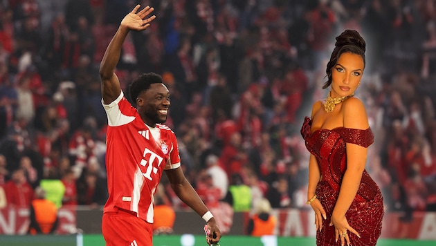 Für Alphonso und Sheyenne Davies geht‘s auf die Flitterwochen.