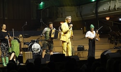Christof Spörk stand mit den Crossover-Pionieren von Global Kryner auf der Bühne des Grazer ...