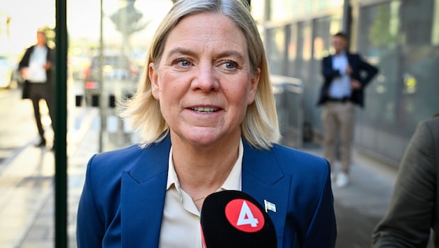 Die Sozialdemokratin Magdalena Andersson war schon einmal Schwedens Regierungschefin. Nun könnte ...