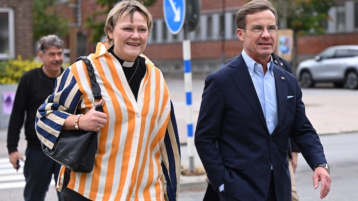 Die Tage von Ulf Kristersson (hier im Bild mit Ehefrau Birgitta Ed) im Ministeramt sind wohl ...