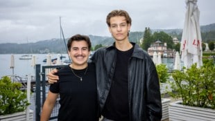 Noah und Marlon sind beste Freunde und ein starkes Team, wenn es darum geht in Pörtschach auch ...
