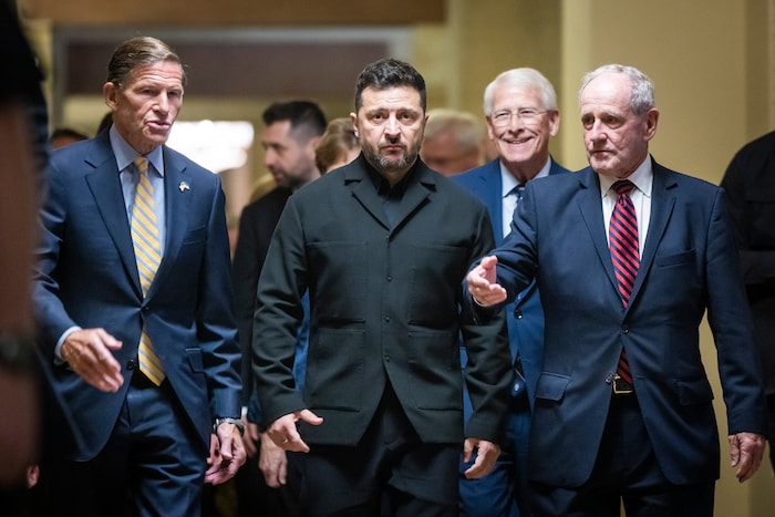 Selenskyj war im August in Washington, um dem Begräbnis von Lindsey Graham beizuwohnen und mit ...