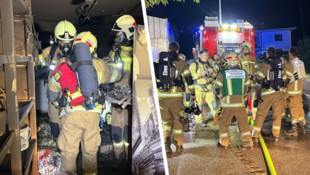 Die alarmierte Feuerwehr konnte die Situation rasch unter Kontrolle bringen.