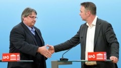 Ein Bild aus weniger schlechten Tagen: 2024 hatte die SPÖ um Muchtisch und Babler noch etwas ...