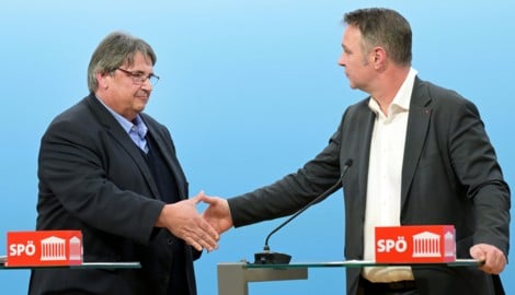 Ein Bild aus weniger schlechten Tagen: 2024 hatte die SPÖ um Muchtisch und Babler noch etwas ...