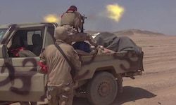 Soldaten der Regierung (Bild) im Jemenkonnten  das Vorrücken der Houthi an zwei Fronten zu ...