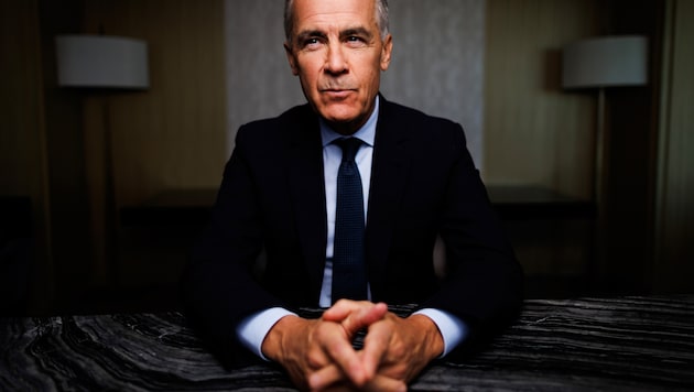 Mark Carney bei einem TV-Interview am 14. September