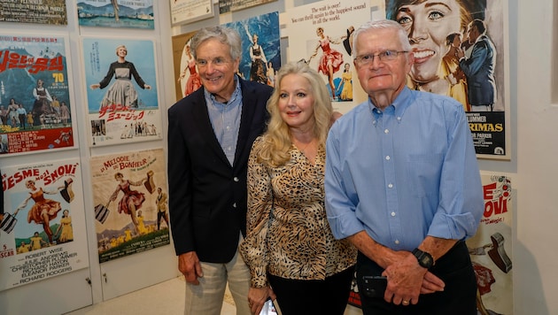 Die ehemaligen Kinderdarsteller Nicholas Hammond, Kym Karath und Duane Chase (v.l.n.r.) reisten ...