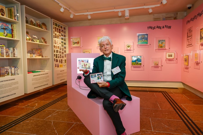 Der niederländische „Sound of Music“-Sammler Roger Pluijm kam auch zur Museumseröffnung.