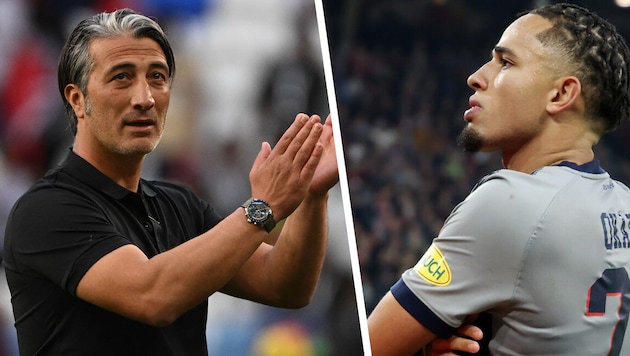 Murat Yakin (links) hat sich zur Causa Okafor